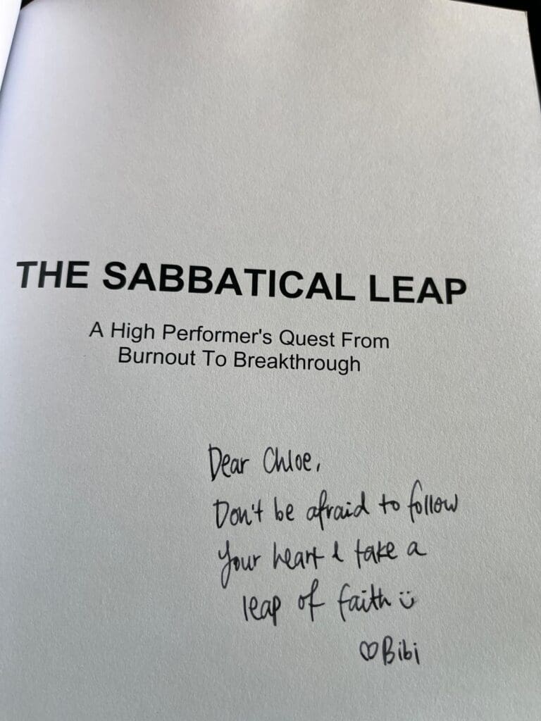 taking a sabbatica leap book